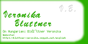 veronika bluttner business card